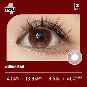 Kính áp tròng 4YOU | Đỏ rượu 14,5mm