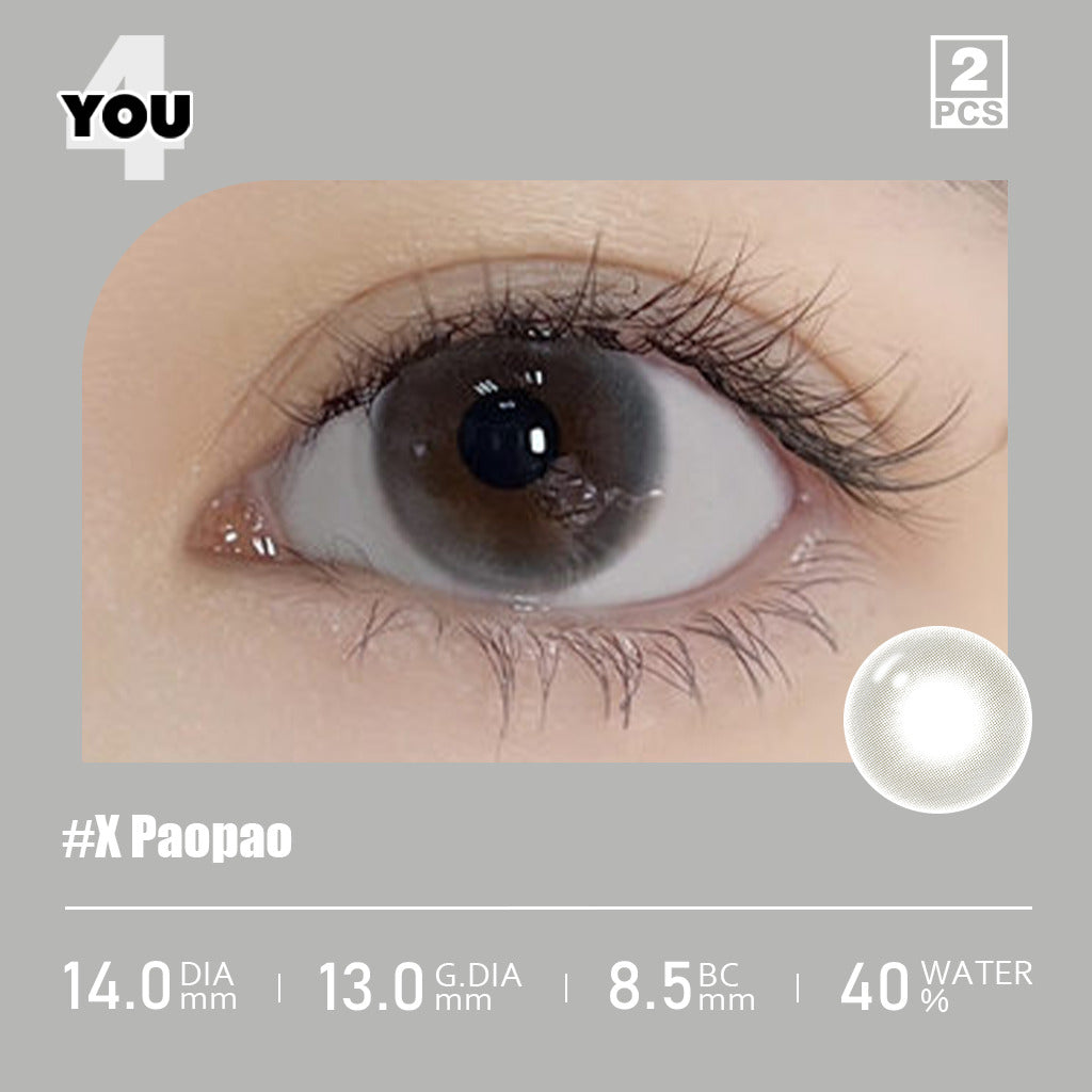 4YOU Contact Lens | X Paopao Gray 14.0mm
