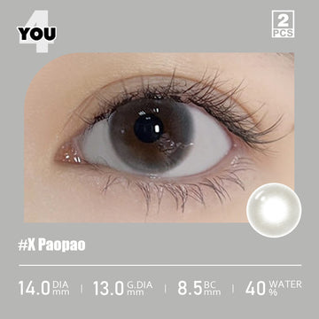 4YOU Contact Lens | X Paopao Gray 14.0mm