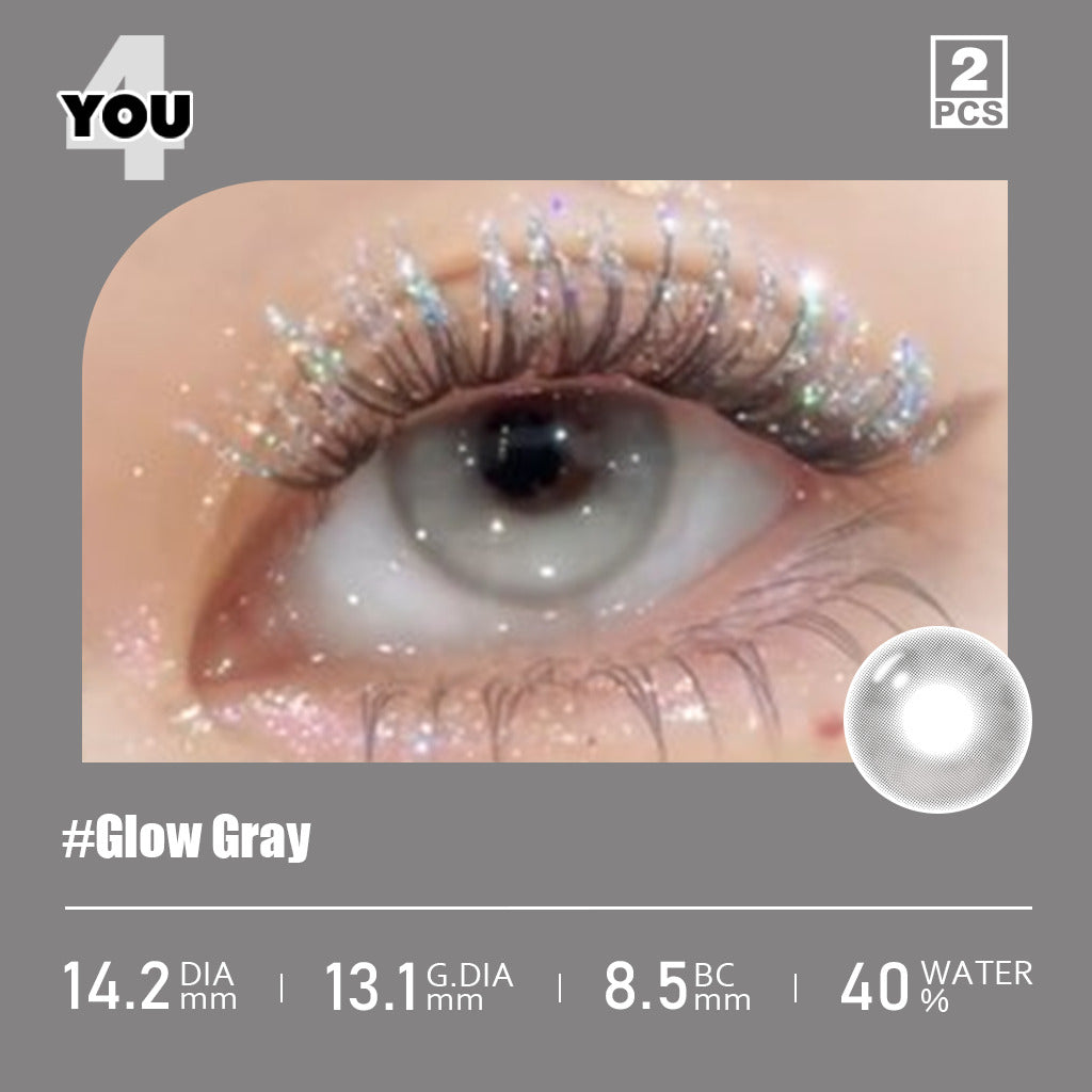 4YOU コンタクトレンズ | グローグレー 14.2mm