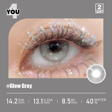 4YOU コンタクトレンズ | グローグレー 14.2mm