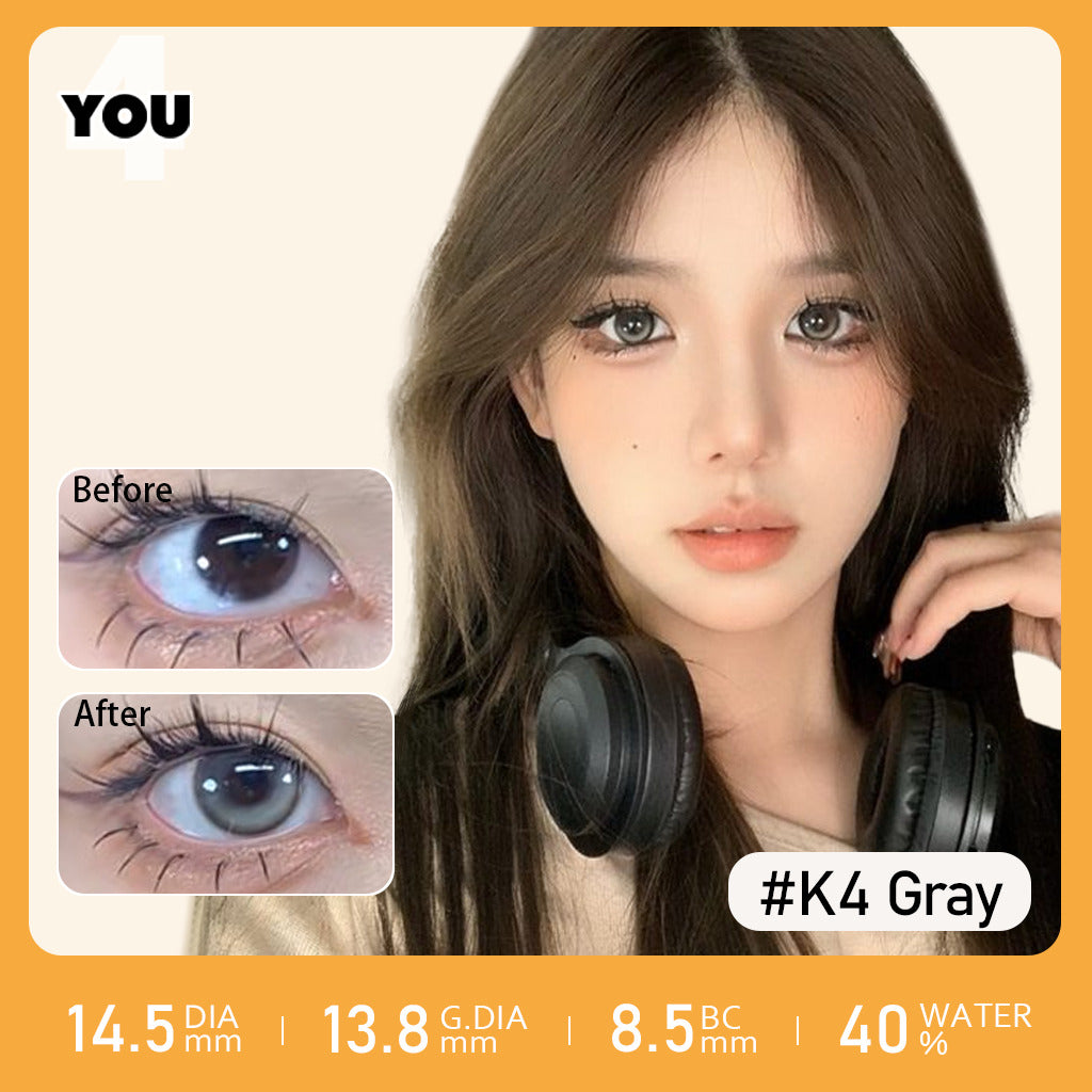 4YOU コンタクトレンズ | K4 グレー 14.5mm