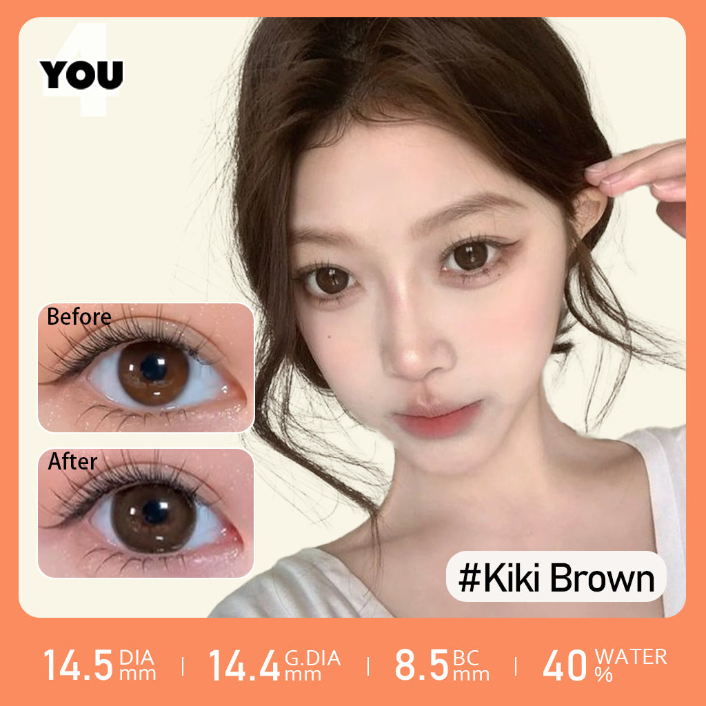 4YOU Contact Lens | KiKi Brown 14.5mm
