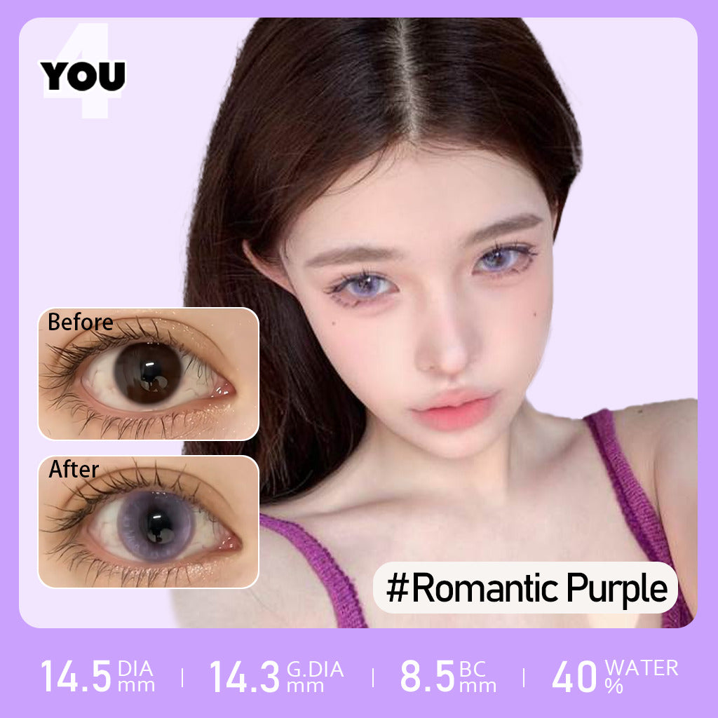 4YOU コンタクトレンズ | ロマンティックパープル 14.5mm