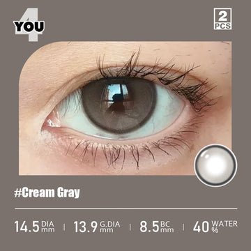 4YOU Contact Lens | Cream Gray 14.5mm
