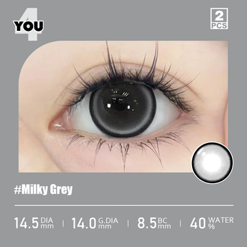 4YOU Contact Lens | Milky Grey 14.5mm