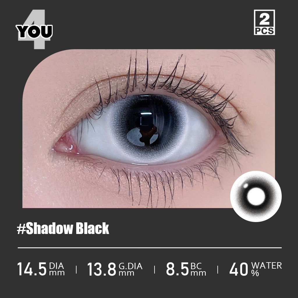 4YOU Contact Lens | Shadow Black 14.5mm