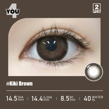 4YOU Contact Lens | KiKi Brown 14.5mm
