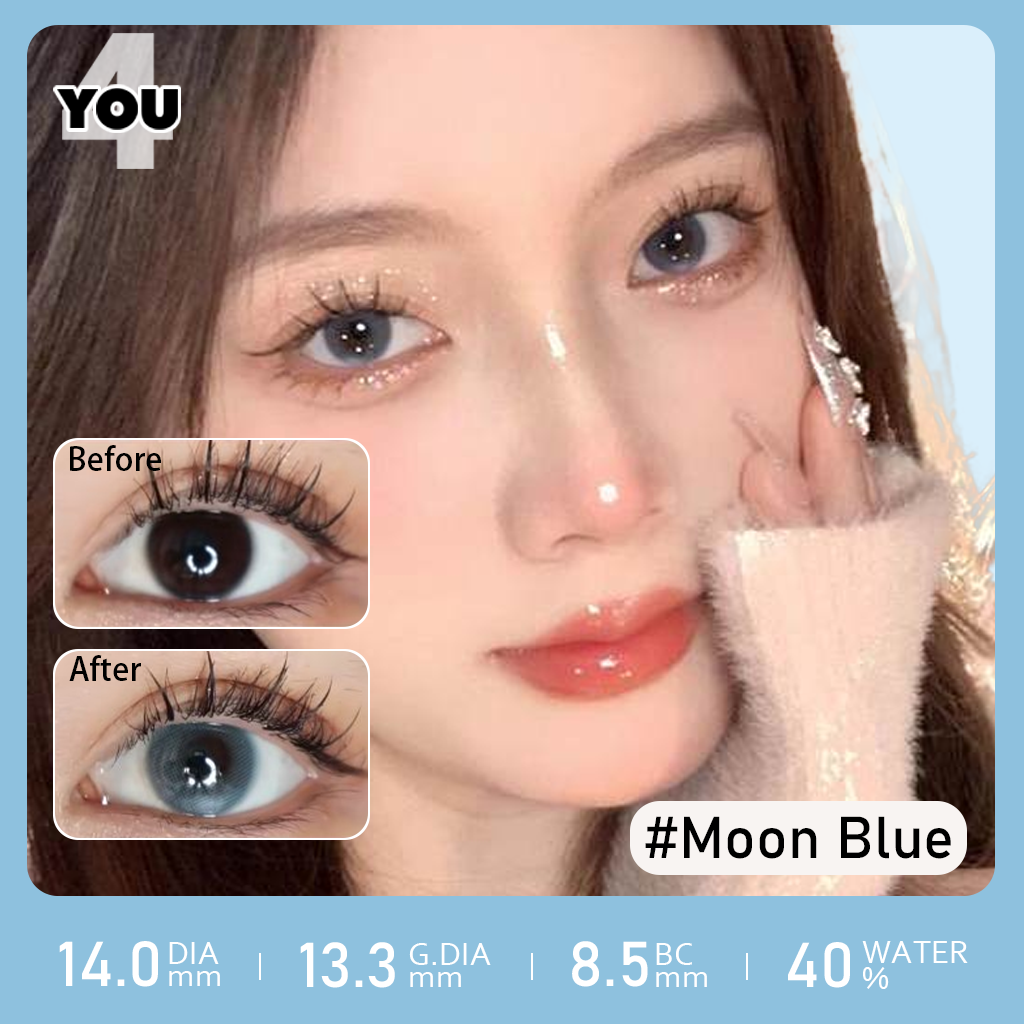 4YOU コンタクトレンズ | ムーンブルー 14.0mm