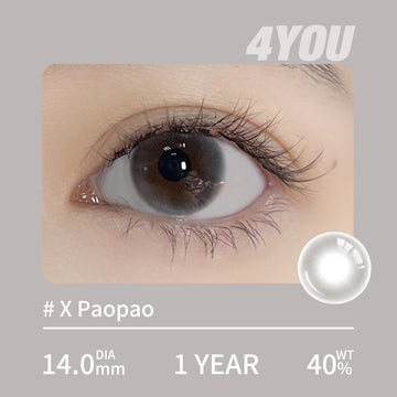 4YOU Contact Lens | X Paopao Gray 14.0mm