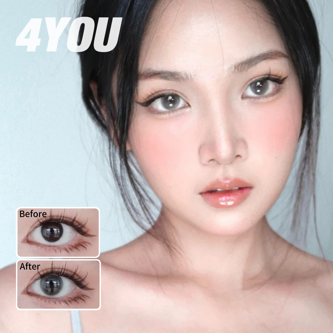 4YOU Contact Lens | X Paopao Gray 14.0mm