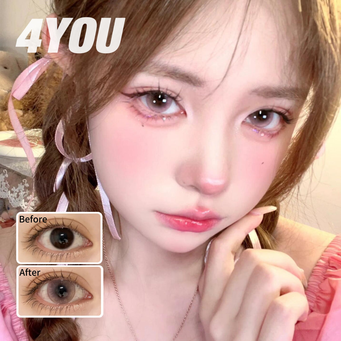 4YOU Contact Lens | Romantic Pink 14.5mm