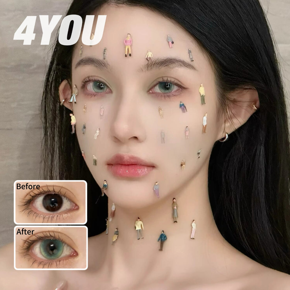 4YOU Contact Lens | Romantic Green 14.5mm