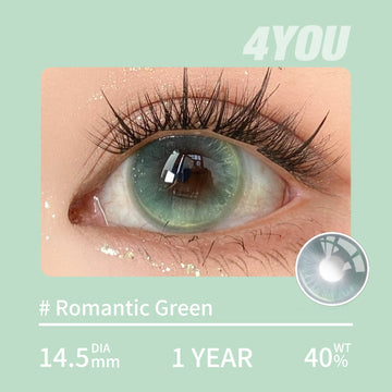 4YOU Contact Lens | Romantic Green 14.5mm