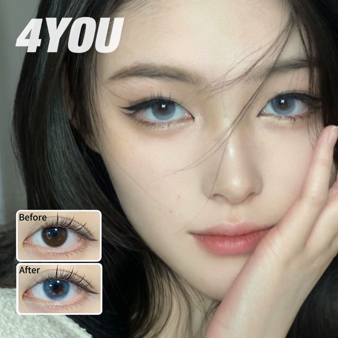 4YOU Contact Lens | Moon Blue 14.0mm