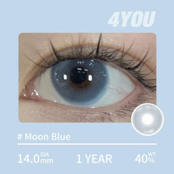 4YOU Contact Lens | Moon Blue 14.0mm