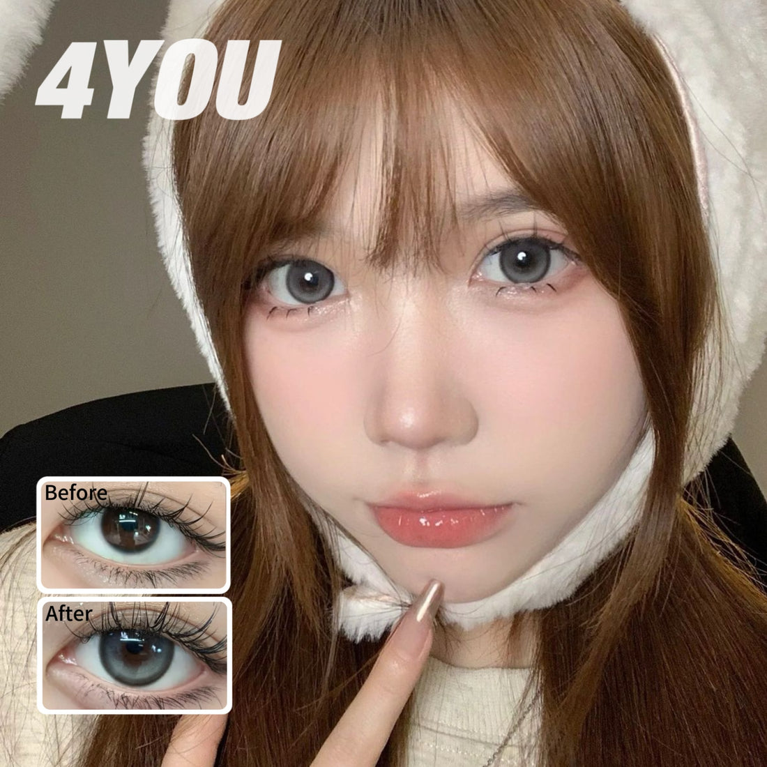 4YOU Contact Lens | K4 Gray 14.5mm