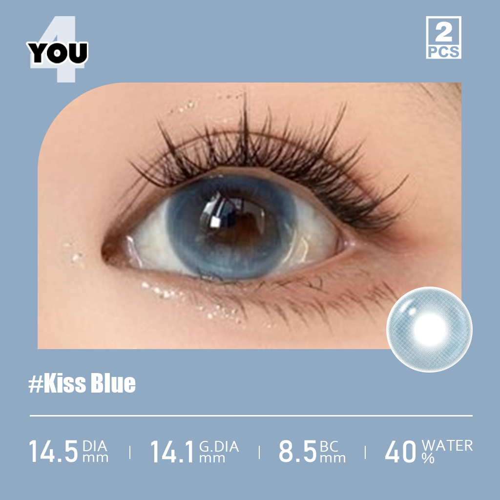 4YOU Contact Lens | Kiss Blue 14.5mm