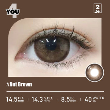 4YOU Contact Lens | Nut Brown 14.5mm